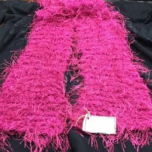 Christique Creations/Scarf Handmade NWT bright pink